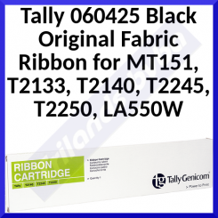 Tally 060425 Black Original Fabric Ribbon (5 Million Characters) for TALLY  MT151, T2133, T2140, T2150, T2150S, T2245, T2250, Nixdroff/Wincor High Print 4012
