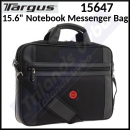 Targus Notebook Messenger Black/Grey Nylon Carry Case Bag (15647) Model "Vegas Technology" - for 15.6" Laptop & Notebooks