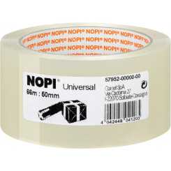 TESA NOPI PACKBAND Clear Transparent UNIVERSAL Tape 57952-00000-00 - 66m X 60mm
