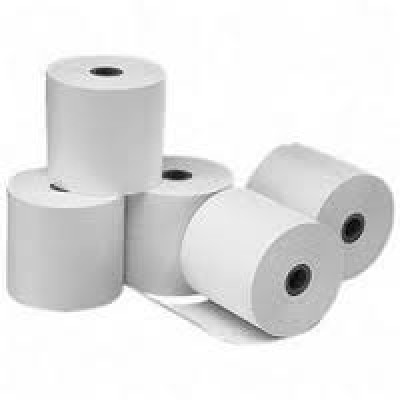 Thermal White Paper Roll 57mm X 54mm X 12mm - Standard Thermal Tranfer Paper - Lenght ca. 40 Meters