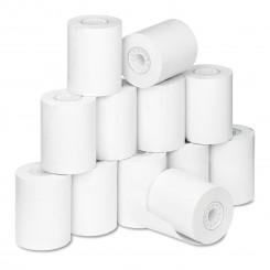 Thermal White Paper Roll 57mm X 58mm X 12mm - Credit Card Terminal Paper - Lenght ca. 40 Meters