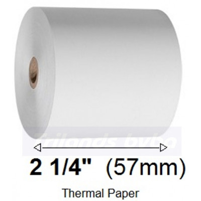 Thermal Paper Roll 57mm X 57mm X 12mm - Standard (EC-Cash) Quality - Lenght ca. 40 Meters