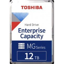 Toshiba Enterprise Capacity MG07ACAxxx Series MG07ACA12TE - Hard drive - 12 TB - internal - 3.5" - SATA 6Gb/s - NL - 7200 rpm - buffer: 256 MB