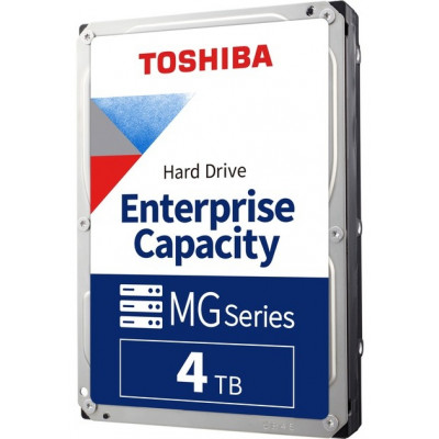 Toshiba MG Series - Hard drive - 4 TB - internal - 3.5" - SATA 6Gb/s - 7200 rpm - buffer: 256 MB