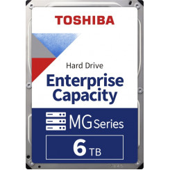 Toshiba MG Series - Hard drive - 6 TB - internal - 3.5" - SAS 12Gb/s - 7200 rpm - buffer: 256 MB