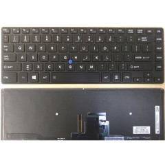 Toshiba Satellite Notebbok Genuine Replacement Keyboard (Qwertzu Swiss / Luxemborg) - NSK-ACC00