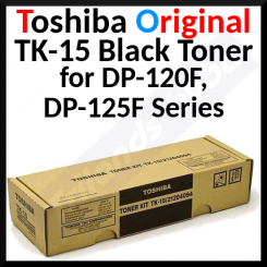 Toshiba (21204094) TK-15 Original BLACK Toner Cartridge (3800 Pages)