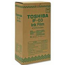 Toshiba TF421 / TF471 BLACK Original Thermal Transfer Ribbon IF-03 (1 X 350 Pages) - Sell Off Price