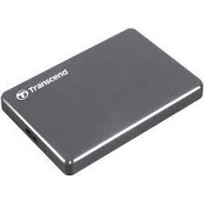 Transcend StoreJet 25C3 - Hard drive - 2 TB - external (portable) - 2.5" - USB 3.0 - iron grey