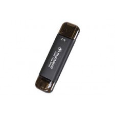 Transcend ESD310C - SSD - 256 GB - external (portable) - USB 3.2 Gen 2x1 (USB-C connector) - black