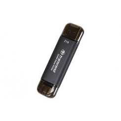 Transcend ESD310C - SSD - 2 TB - external (portable) - USB 3.2 Gen 2x1 (USB-C connector) - black