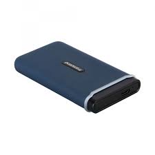 Transcend ESD350C - Solid state drive - 480 GB - external (portable) - M.2 - USB 3.1 Gen 2 - navy blue