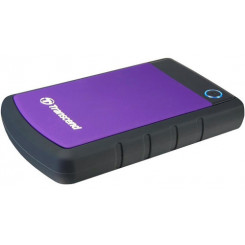 Transcend 4 TB StoreJet 25H3P Hard drive TS4TSJ25H3P - 4 TB - external ( portable ) - 2.5" - USB 3.0 - 256-bit AES - purple