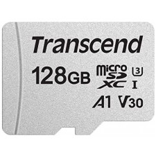 Transcend 300S - Flash memory card - 128 GB - A1 / Video Class V30 / UHS-I U3 - microSDXC
