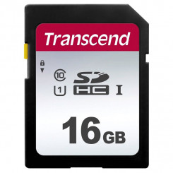 Transcend 300S - Flash memory card - 16 GB - UHS-I U1 / Class10 - SDHC UHS-I
