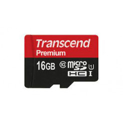 Transcend 16GB Flash Micro SDHC UHS-1 300X no box - Write up to 12MB/s 300X Read up to 85MB/s - TS16GUSDCU1