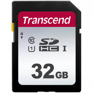 Transcend 300S - Flash memory card - 32 GB - UHS-I U1 / Class10 - SDHC UHS-I