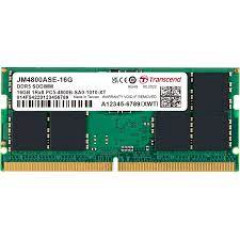 Transcend JetRAM - DDR5 - module - 16 GB - SO-DIMM 262-pin - 4800 MHz / PC5-38400 - 1.1 V - unbuffered - on-die ECC