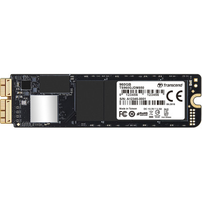 Transcend JetDrive 850 - Solid state drive - 960 GB - internal - NVMe - PCI Express 3.0 x4 (NVMe)