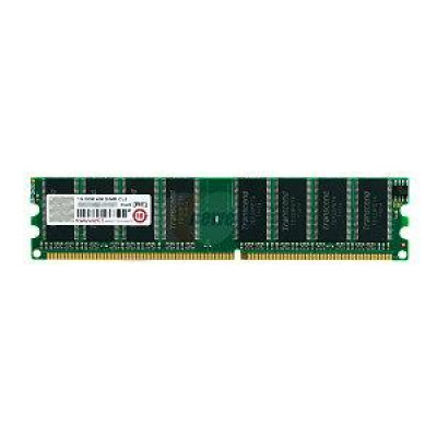 Transcend 1GB Memory - DDR - 1 GB - DIMM 184-PIN - 400 MHz / PC3200 - CL3 - non-ECC