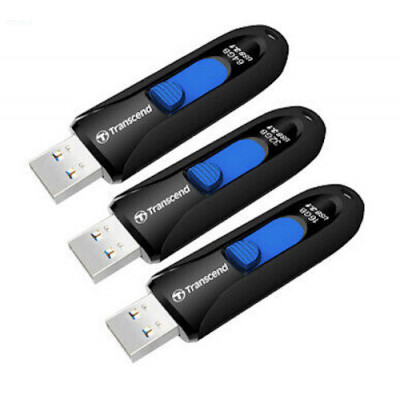 TRANSCEND 256GB USB 3.0 Pen Drive Capless Black
