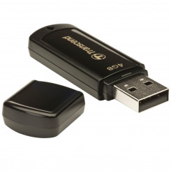 Transcend 4GB JetFlash 350 USB Stick Drive - Black - USB 2.0