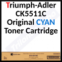 Triumph-Adler CK5511C Original CYAN Toner Cartridge - 12.000 Pages