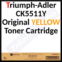 Triumph-Adler CK5511Y Original YELLOW Toner Cartridge - 12000 Pages