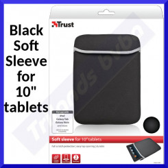 Trust Black Soft Sleeve for 10" tablets (18362)