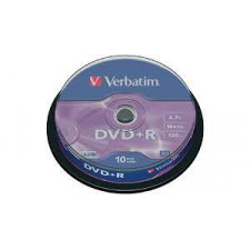 Verbatim DVD+R Matt Silver (43500) - Capacity: 4.7GB Speed: 16x Pack Style: 25 Pack Spindle Disc Surface: Matt Silver
