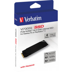 VERBATIM VI7000 SSD 4TB 49369 PCIe NVMe M.2 internal