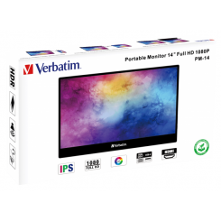 VERBATIM Portable Screen PM14 - 14" - Full HD 1080P - 49590