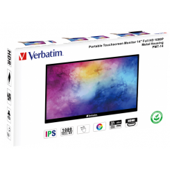 VERBATIM Portable TouchScreen PMT14 - 14" - Full HD 1080P - 49591