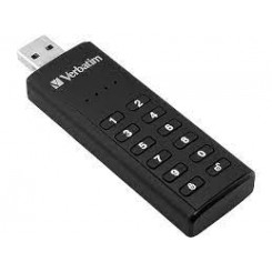 VERBATIM KEYPAD SECURE USB STICK 128GB 49429 USB 3.2 GEN1 black
