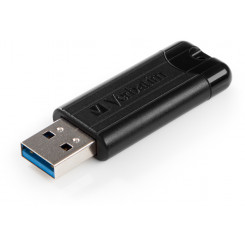 VERBATIM PINSTRIPE USB STICK 256GB 49320 USB3.2 GEN1 black