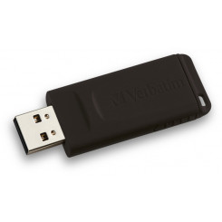 VERBATIM SLIDER USB STICK 64GB 98698 USB 2.0 black