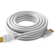 VISION Techconnect Modular AV Faceplate - 5 m / 16 ft Professional Installation Cable Package - cable pre-terminated to plug into directly into rear of faceplate modules - includes 1 x VGA cable, 1 x minijack cable, 1 x HDMI cable (4K, 28 AWG) - white