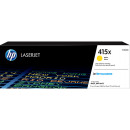 HP 415X YELLOW ORIGINAL LaserJet High Capacity Toner Cartridge W2032X (6.000 Pages)