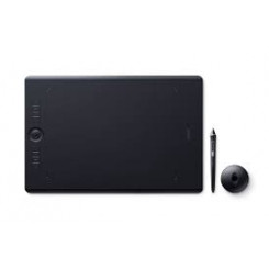 Wacom Intuos Pro Large - Digitiser - right and left-handed - 31.1 x 21.6 cm - multi-touch - electromagnetic - 8 buttons - wireless, wired - USB, Bluetooth - black