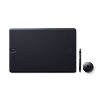 Wacom Intuos Pro Medium - Digitiser - 22.4 x 14.8 cm - multi-touch - electromagnetic - wireless, wired - USB, Bluetooth - black