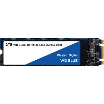 WD 2TB Blue 3D NAND SATA SSD WDS200T2B0B - Solid state drive - 2 TB - internal - M.2 2280 - SATA 6Gb/s