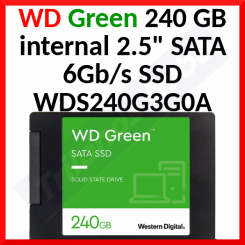 WD Green 240 GB internal 2.5" SATA 6Gb/s SSD WDS240G3G0A