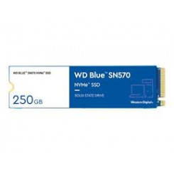 WD Blue SN570 NVMe SSD WDS250G3B0C - Solid state drive - 250 GB - internal - M.2 2280 - PCI Express 3.0 x4 (NVMe)