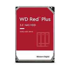 WD Red Plus NAS Hard Drive WD120EFBX - Hard drive - 12 TB - internal - 3.5" - SATA 6Gb/s - 7200 rpm - buffer: 256 MB