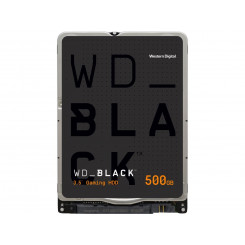 WD Black WD5000LPSX - Hard drive - 500 GB - internal - 2.5" - SATA 6Gb/s - 7200 rpm - buffer: 64 MB