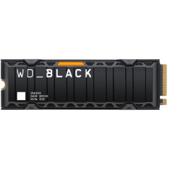 WD_BLACK SN850X WDS100T2XHE - SSD - encrypted - 1 TB - internal - M.2 2280 - PCIe 4.0 x4 (NVMe) - TCG Opal Encryption 2.01 - integrated heatsink