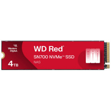 WD Red SN700 4 TB NVme SSD WDS400T1R0C - Solid state drive - 4 TB - internal - M.2 2280 - PCI Express 3.0 x4 (NVMe)