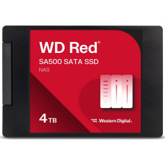 WD Red SA500 WDS400T2R0A-68CKB0 - SSD - 4 TB - internal - 2.5" - SATA 6Gb/s
