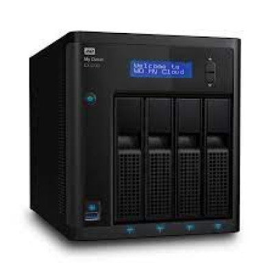 WD My Cloud EX4100 WDBWZE0320KBK - NAS server - 4 bays - 32 TB - HDD 8 TB x 4 - RAID 0, 1, 5, 10, JBOD, 5 hot spare - RAM 2 GB - Gigabit Ethernet - iSCSI