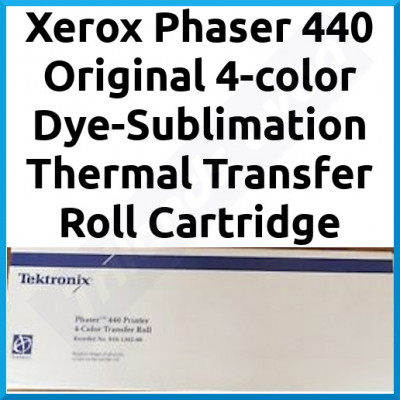 Xerox Phaser 440 Cyan / Magenta / Yellow / Black (4-Color) Dye-Sublimation Thermal Transfer Roll Cartridge 016-1302-00 (100 Pages)